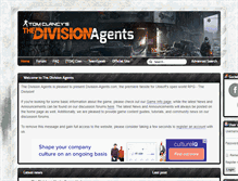 Tablet Screenshot of division-agents.com